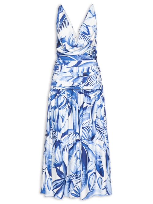 Vestido Longo Bananarte - Azul