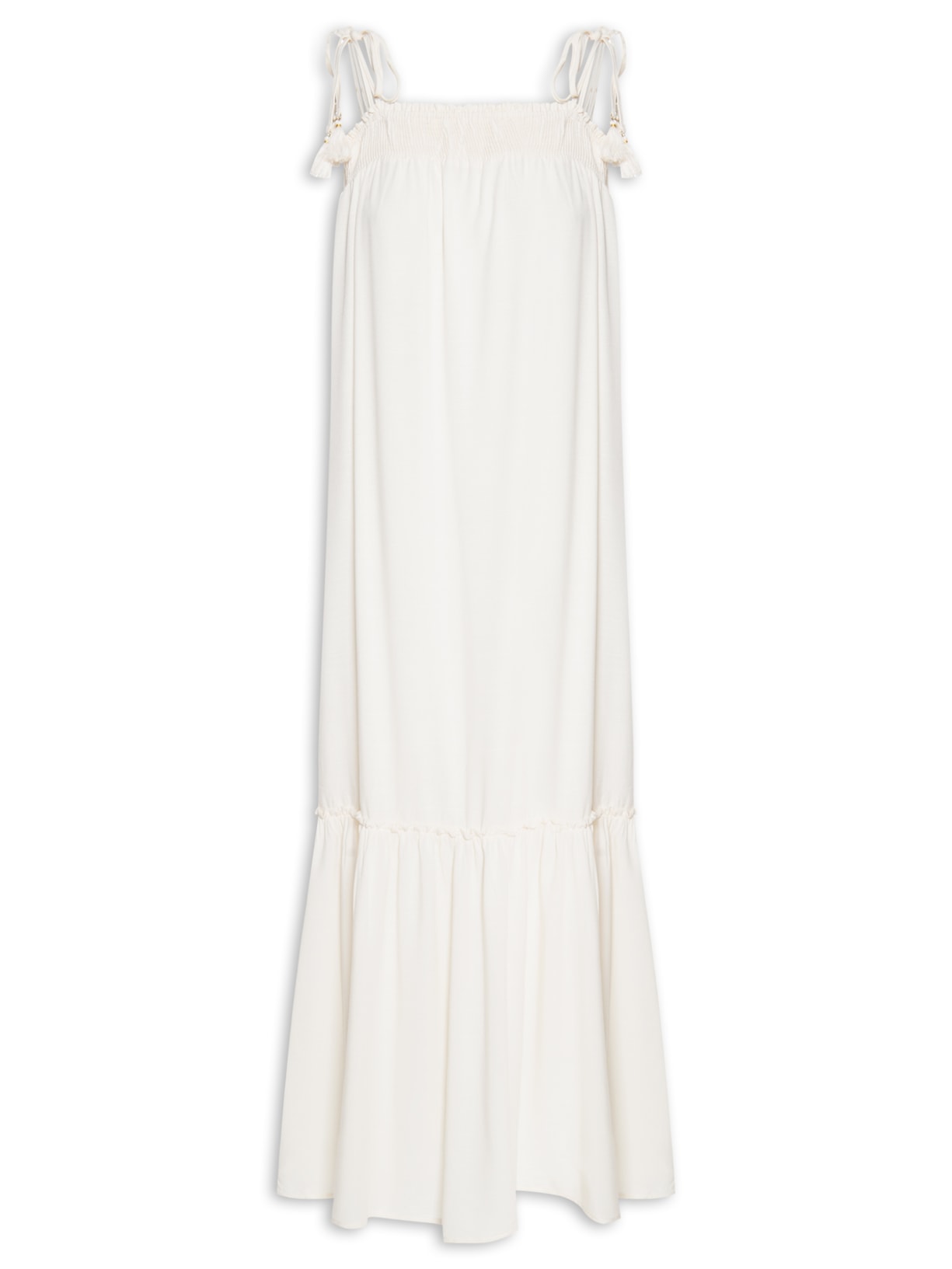 Vestido Longo Barbicachos - Off White