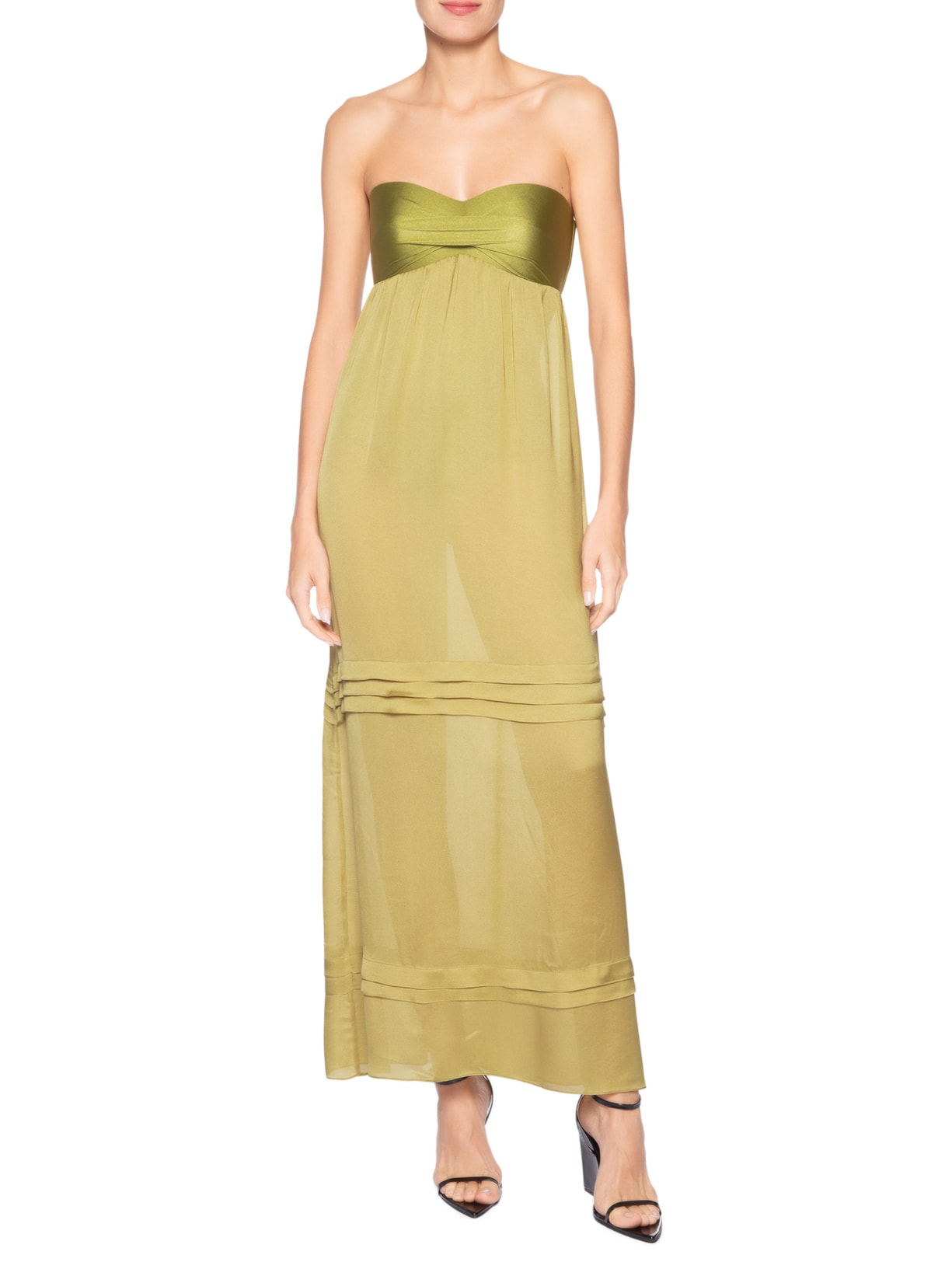 Vestido Longo Body Suit Verde Adriana Degreas