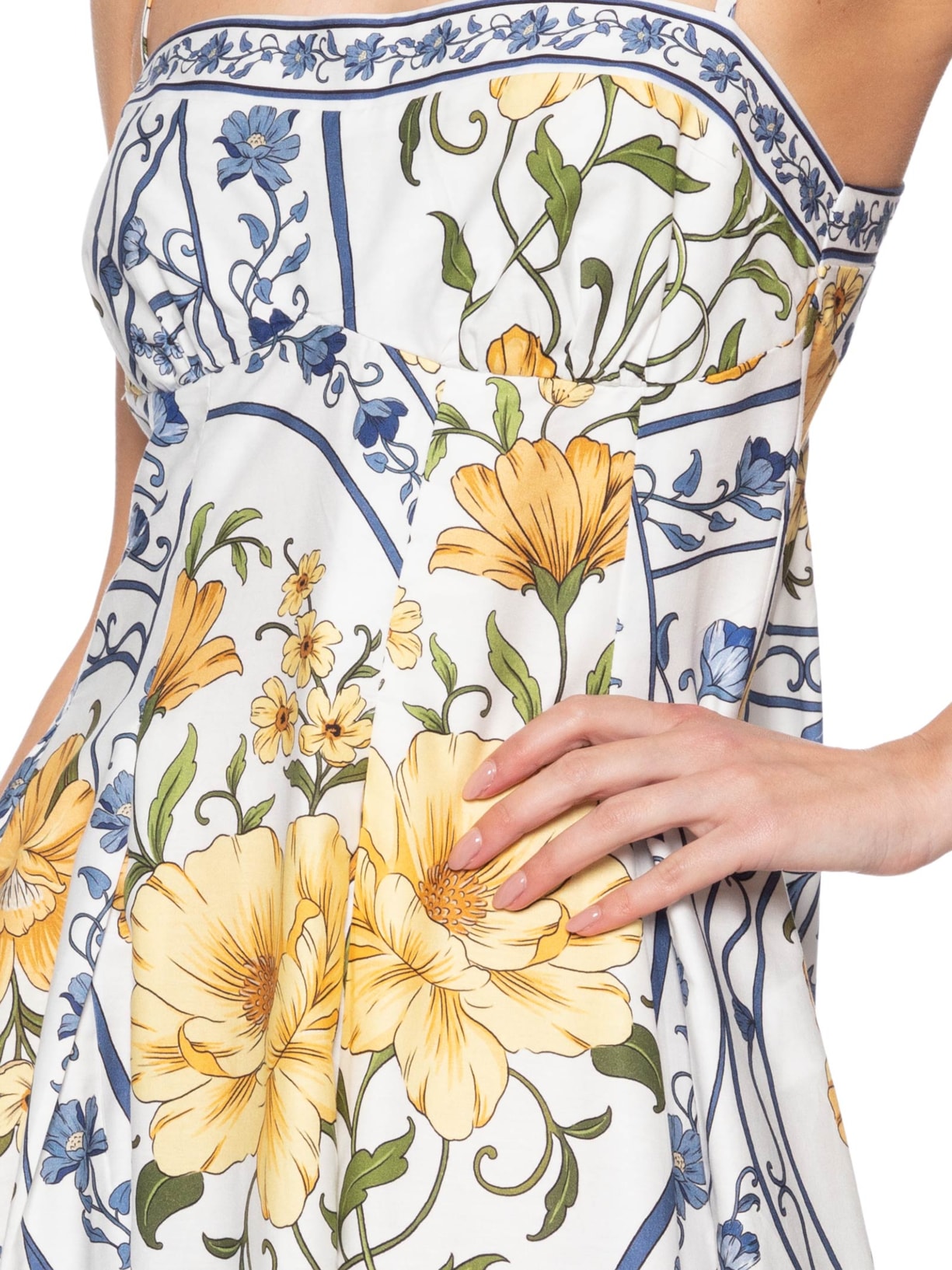 Vestido Longo Boho Do Amor Azul Farm