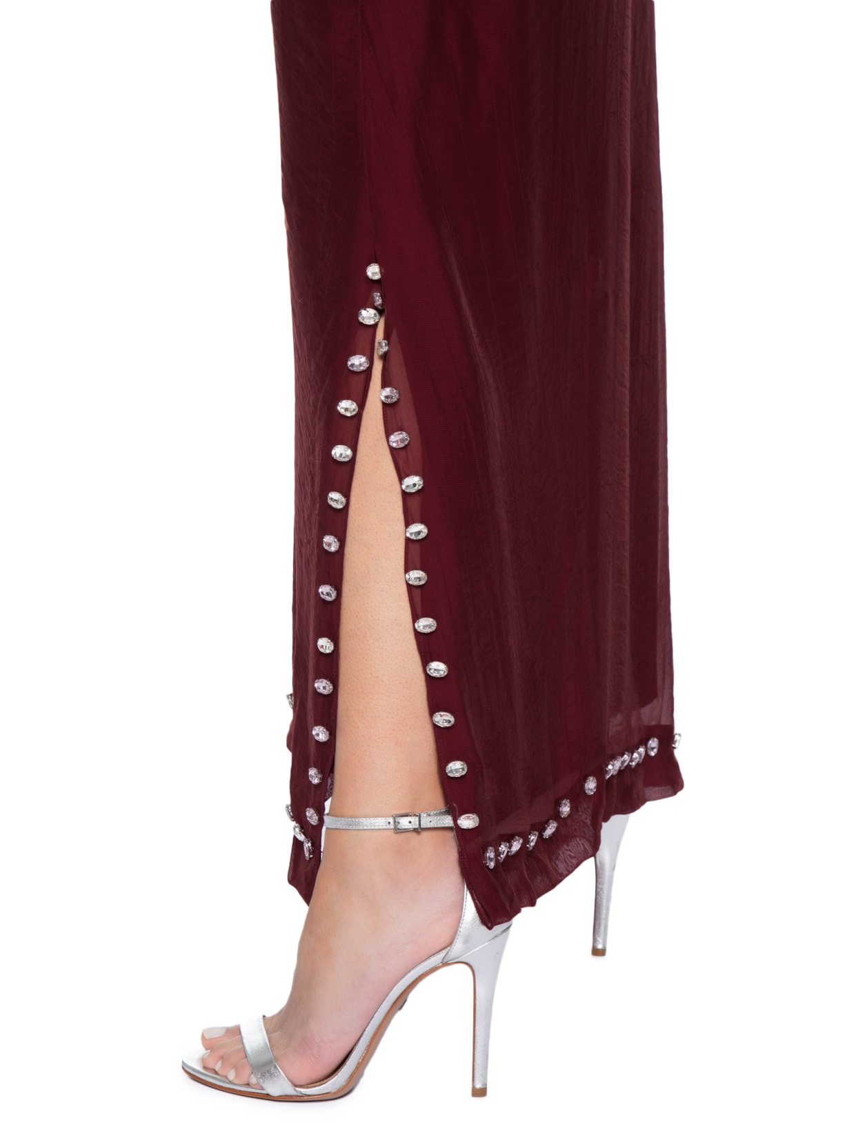 Vestido Longo Carbenet – Vermelho Marina Bitu