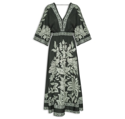 Vestido Longo Céu De Arara - Verde