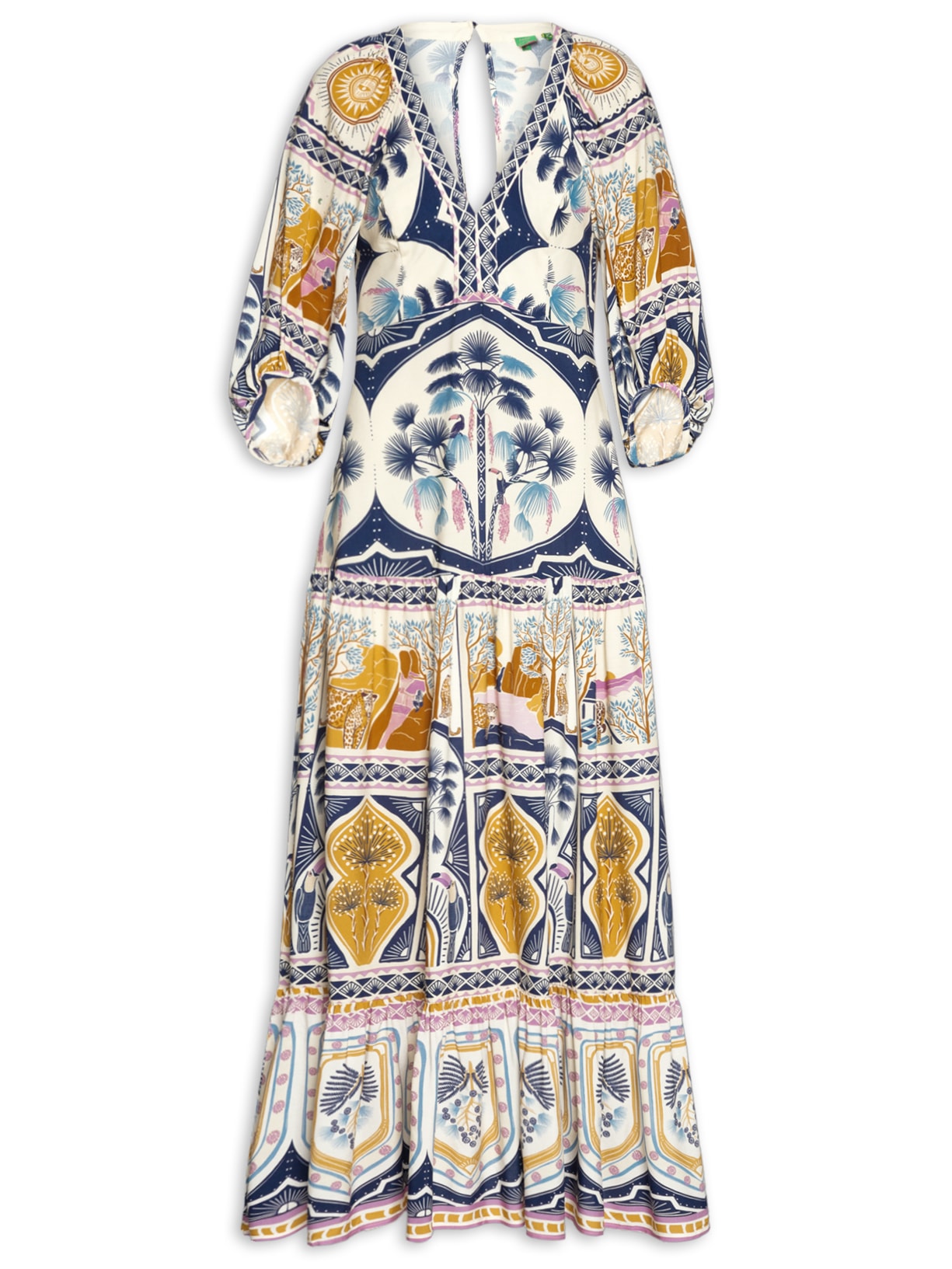 Vestido Longo Chapada Dos Veadeiros - Azul