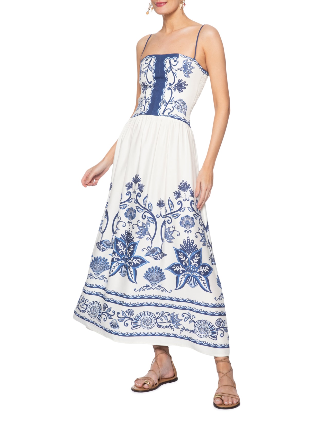 Vestido Longo Ciana – Branco Farm