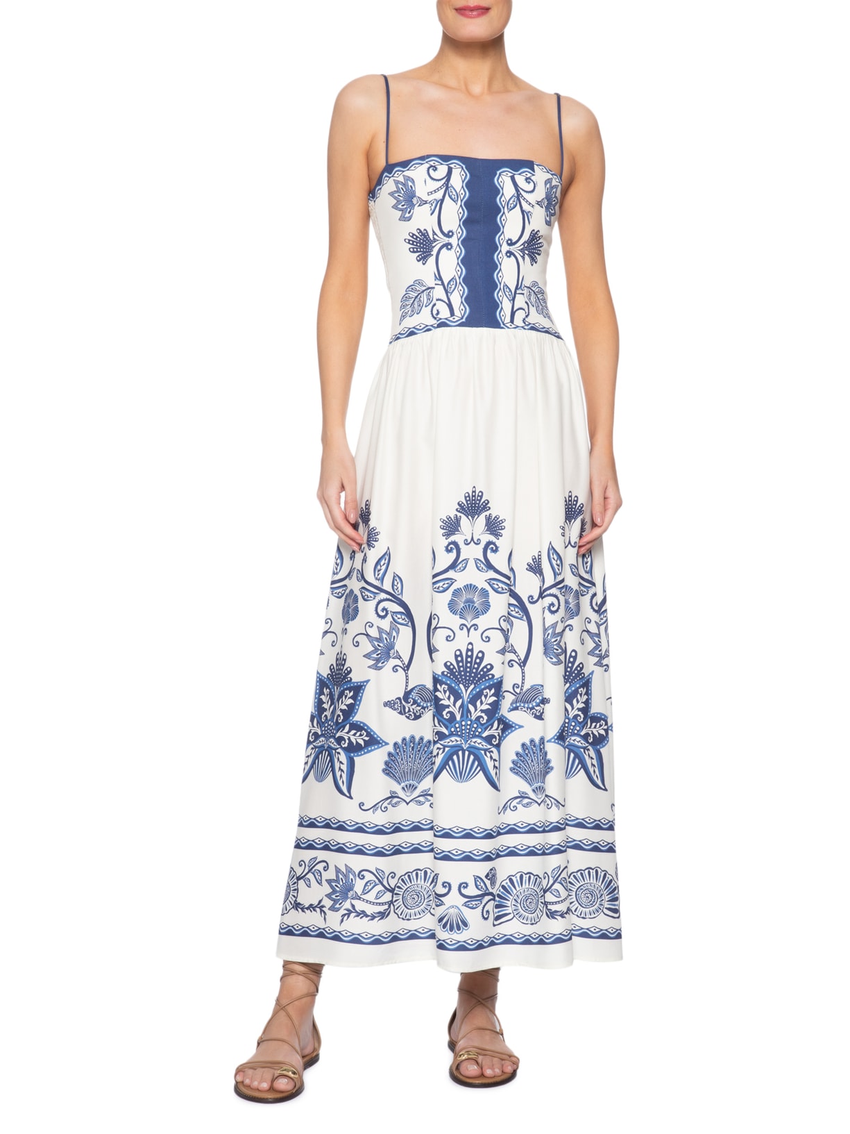 Vestido Longo Ciana – Branco Farm