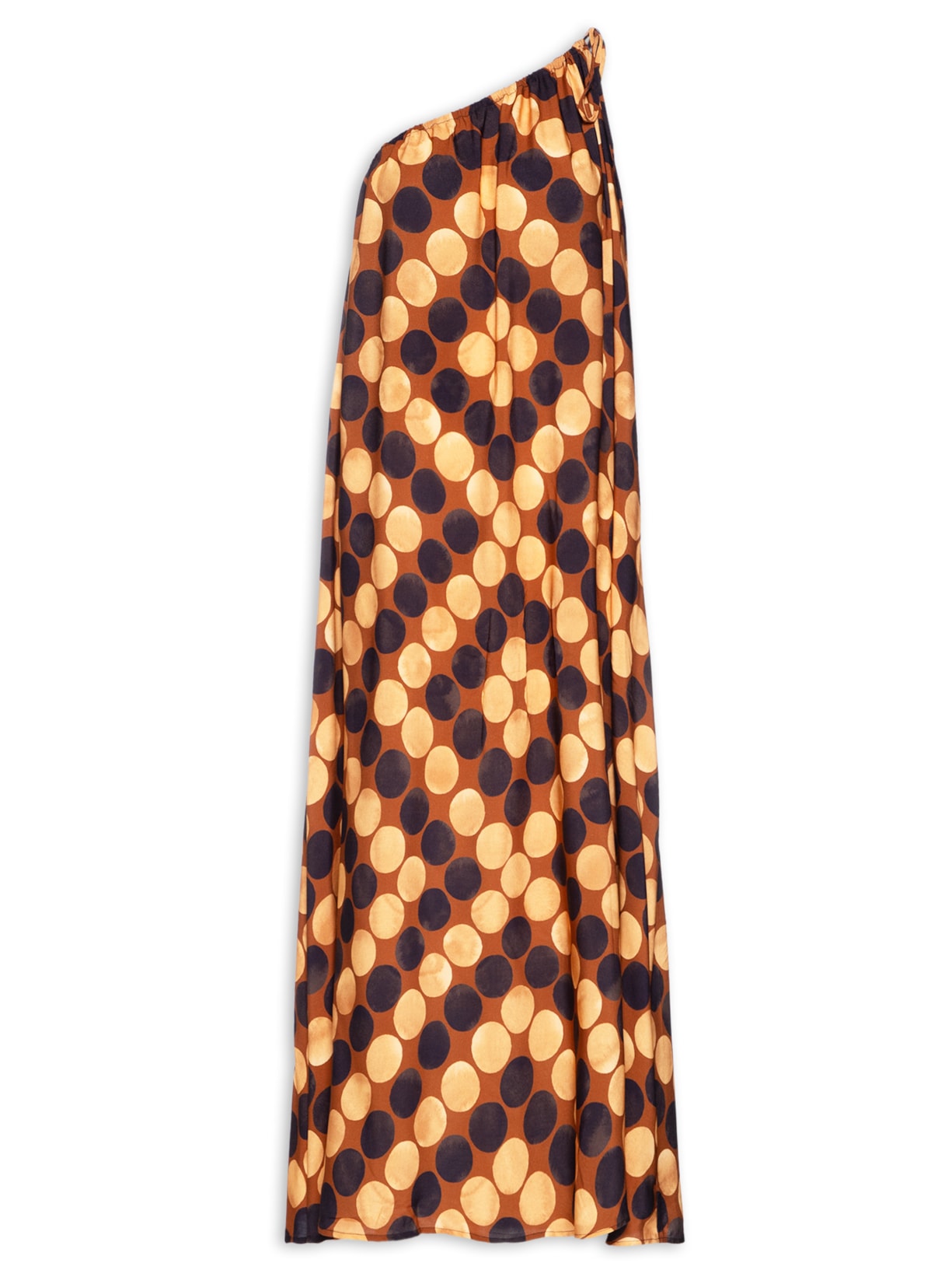 Vestido Longo Cobra Maxi - Marrom