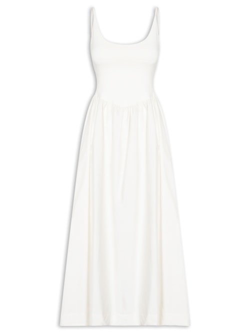 Vestido Longo Corselet - Branco