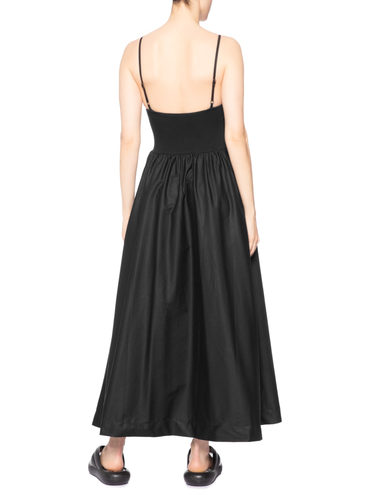Vestido Longo Corselet Preto Farm