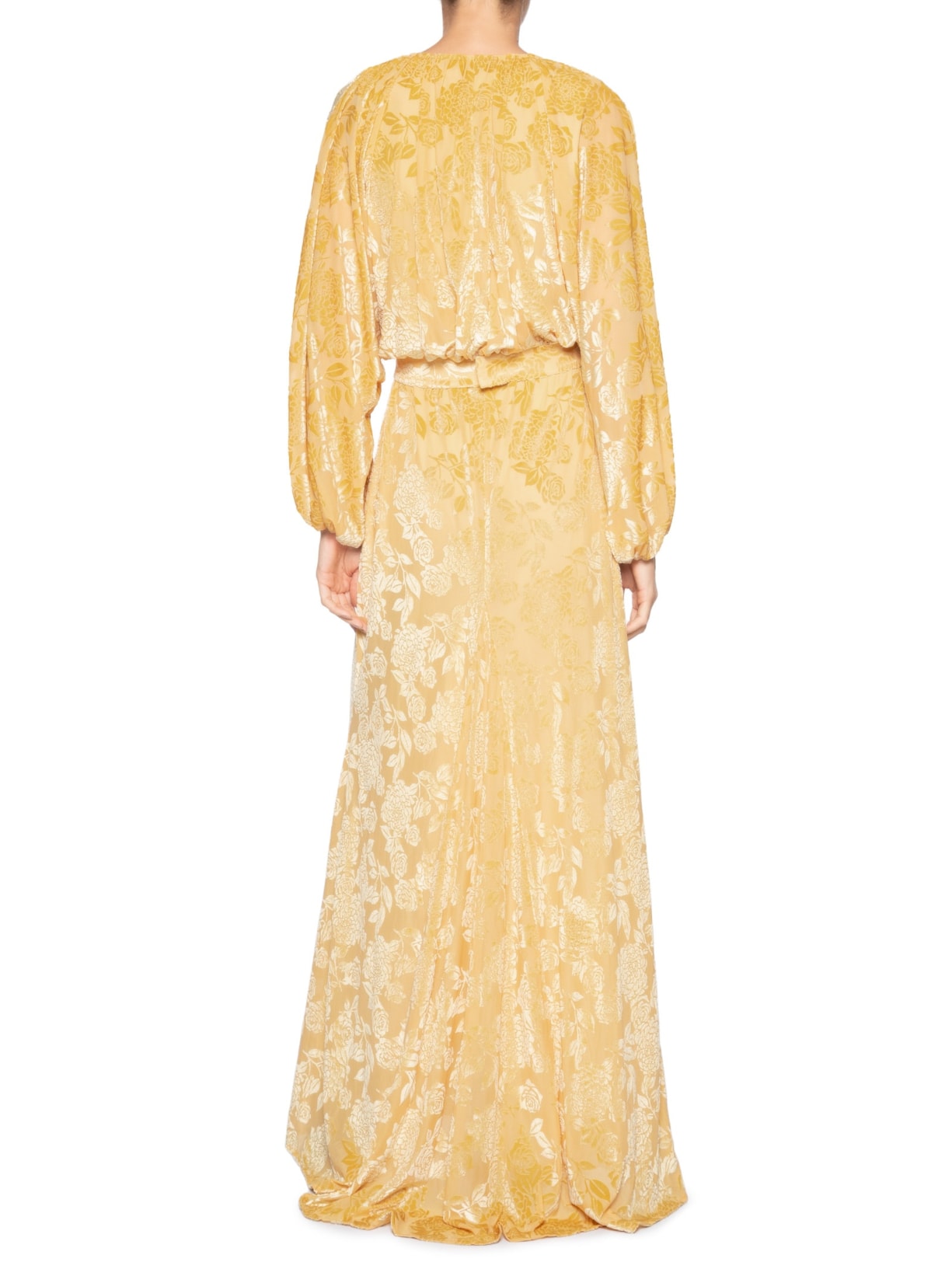 Vestido Longo Dafne Amarelo Carol Bassi