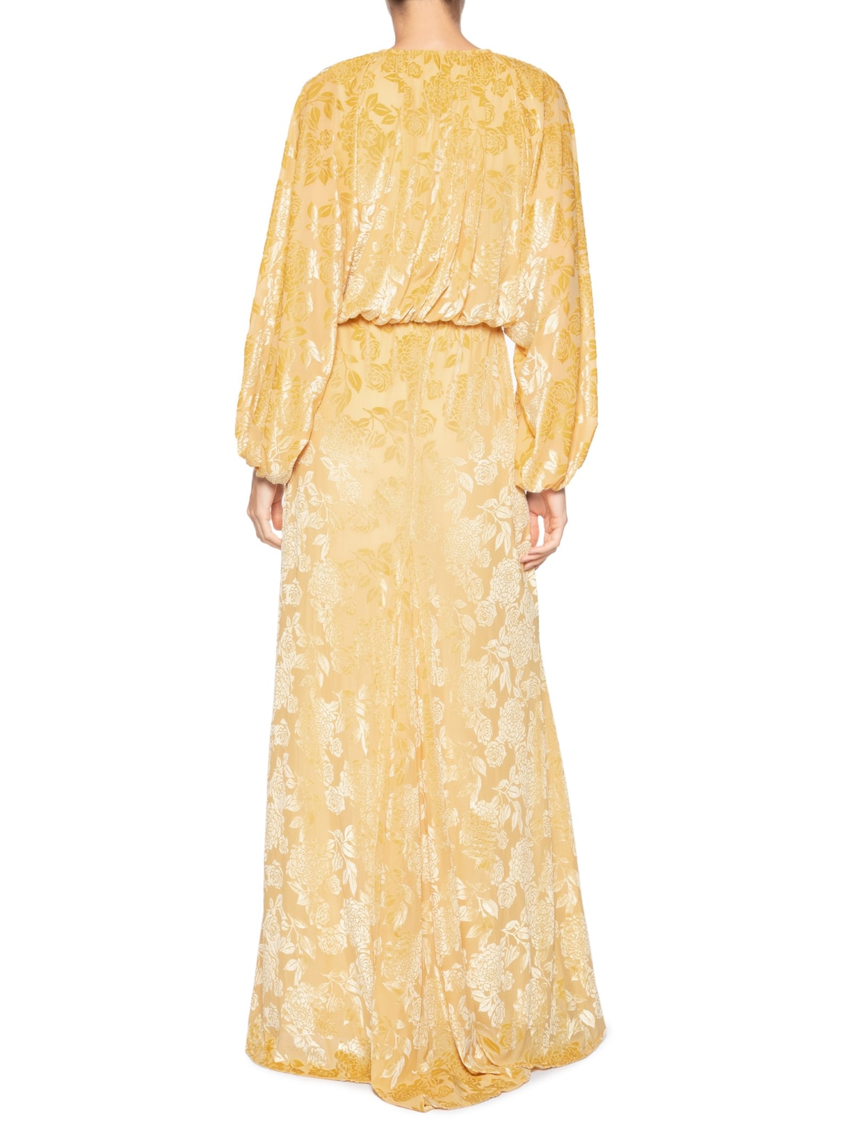 Vestido Longo Dafne Amarelo Carol Bassi