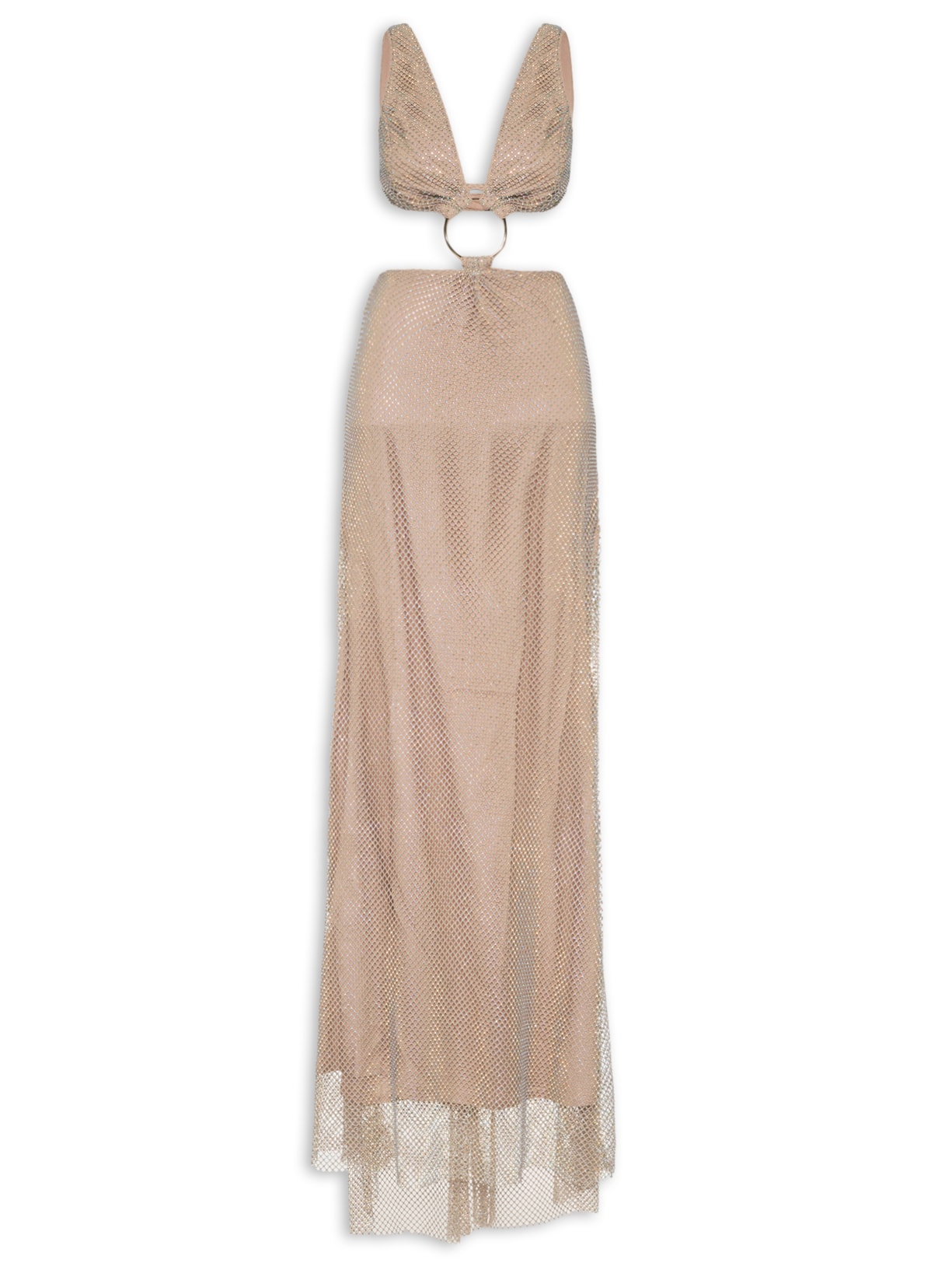 Vestido Longo Dani - Dourado