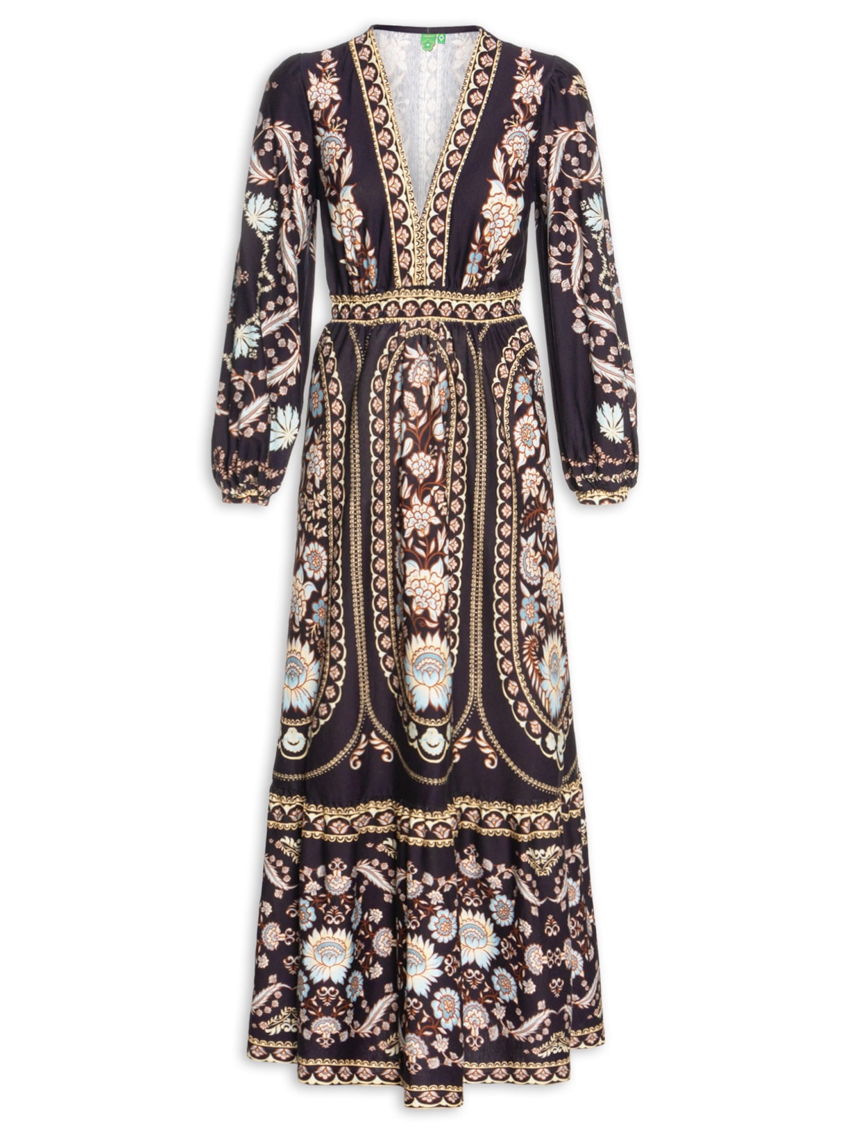 Vestido Longo Daniela - Preto