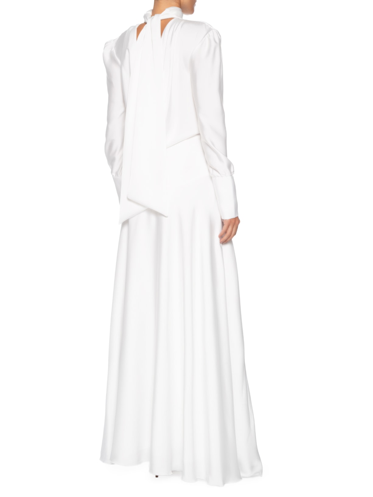 Vestido Longo Diana Gola Alta – Branco Fabulous Agilitá