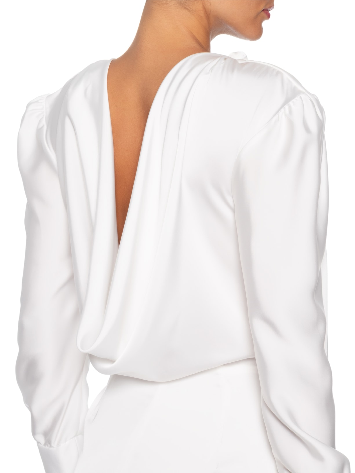 Vestido Longo Diana Gola Alta – Branco Fabulous Agilitá