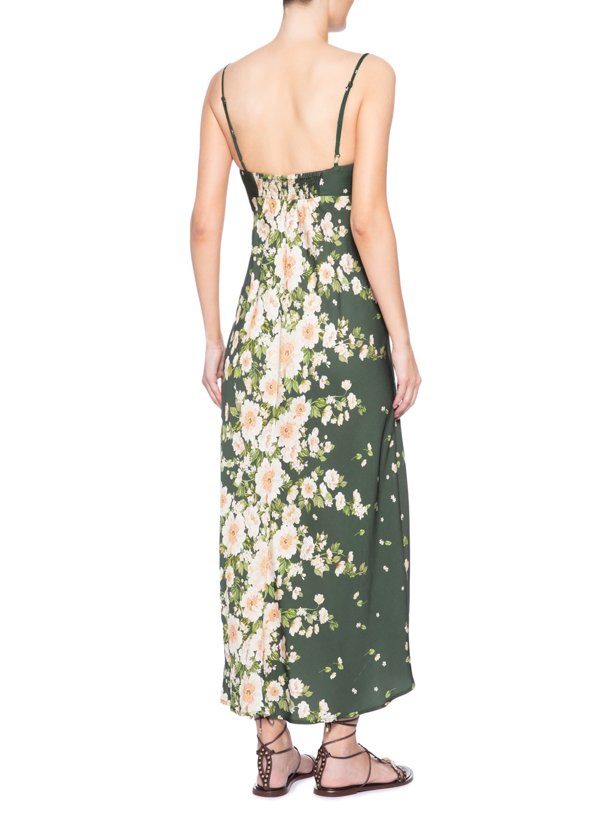 Vestido Longo Diana Verde Farm