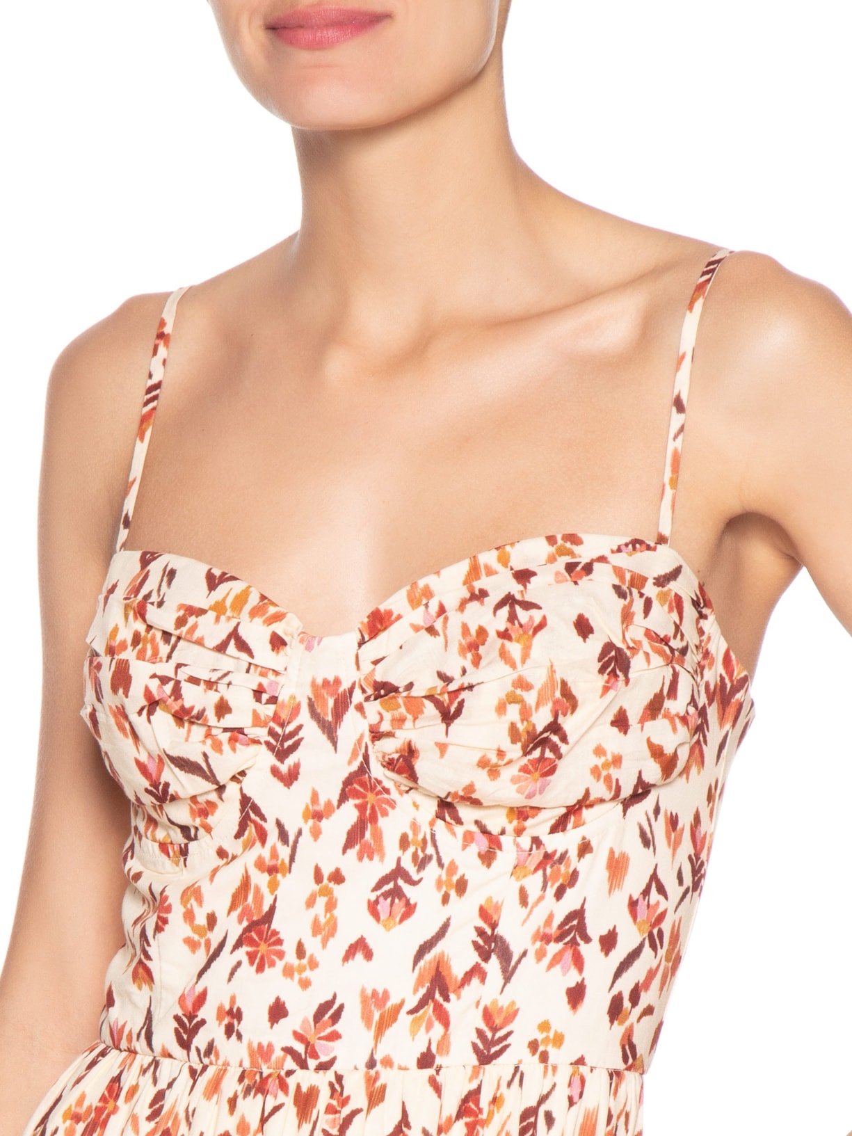 Vestido Longo Estampa Jardim Ikat Amarelo Dress To