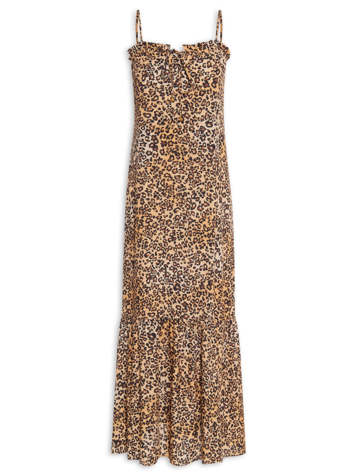 Vestido Longo Estampa Los Roques - Animal Print
