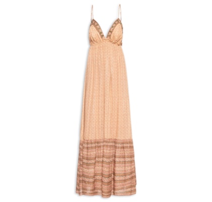 Vestido Longo Estampa Lumine - Rosa