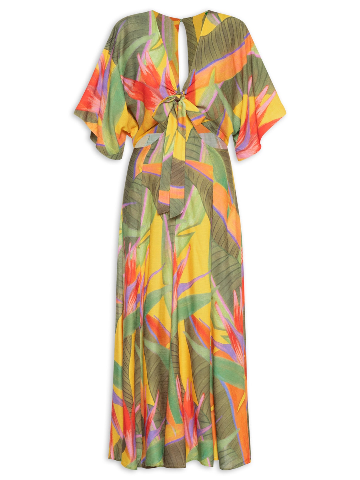 Vestido Longo Estrelícia - Amarelo