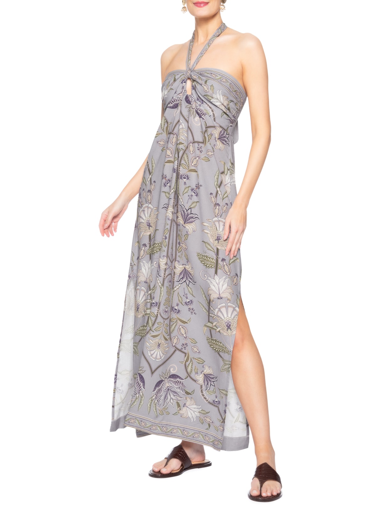 Vestido Longo Flor do Deserto – Roxo Farm