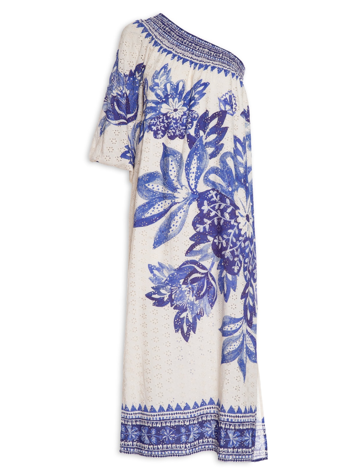 Vestido Longo Flora Beleza - Branco