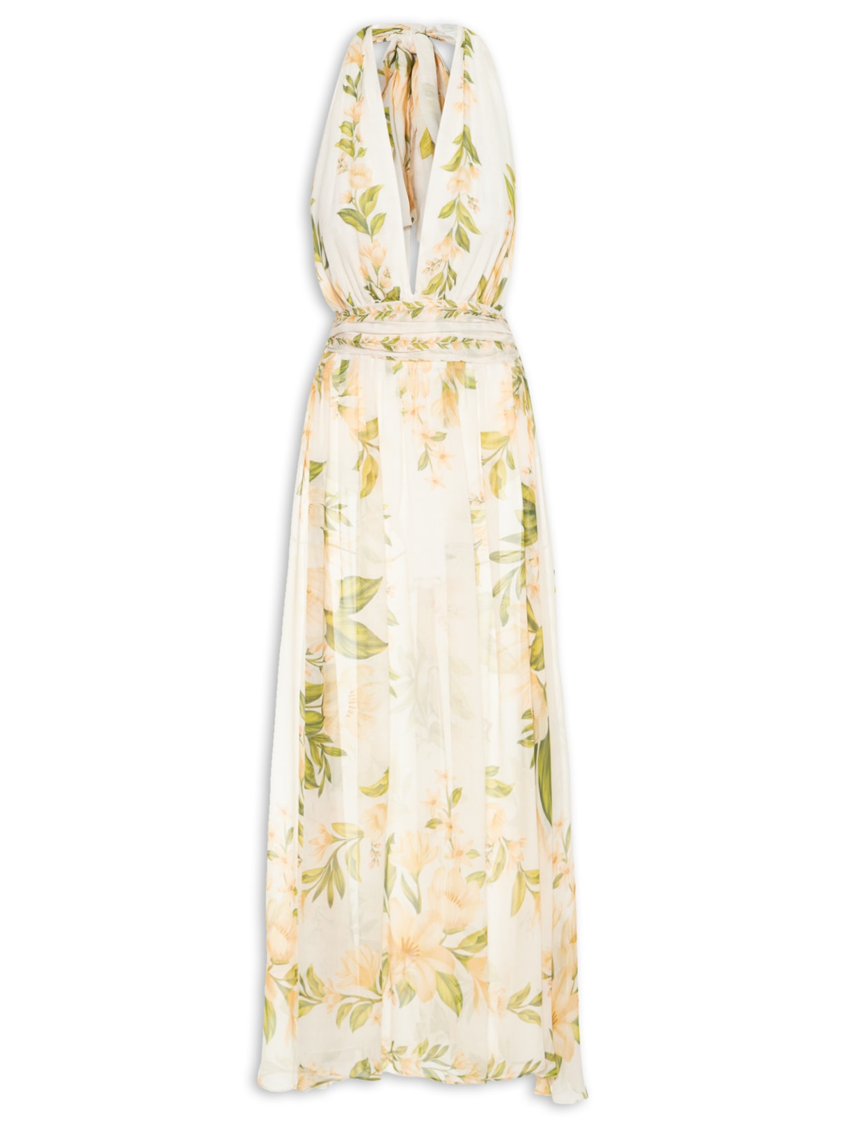 Vestido Longo Florata - Bege