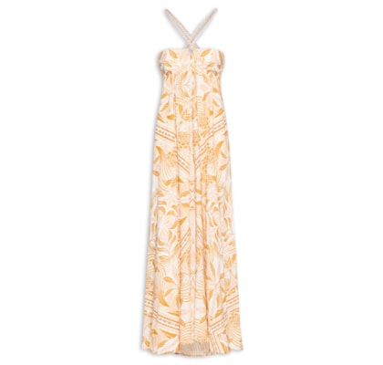 Vestido Longo Foz - Bege