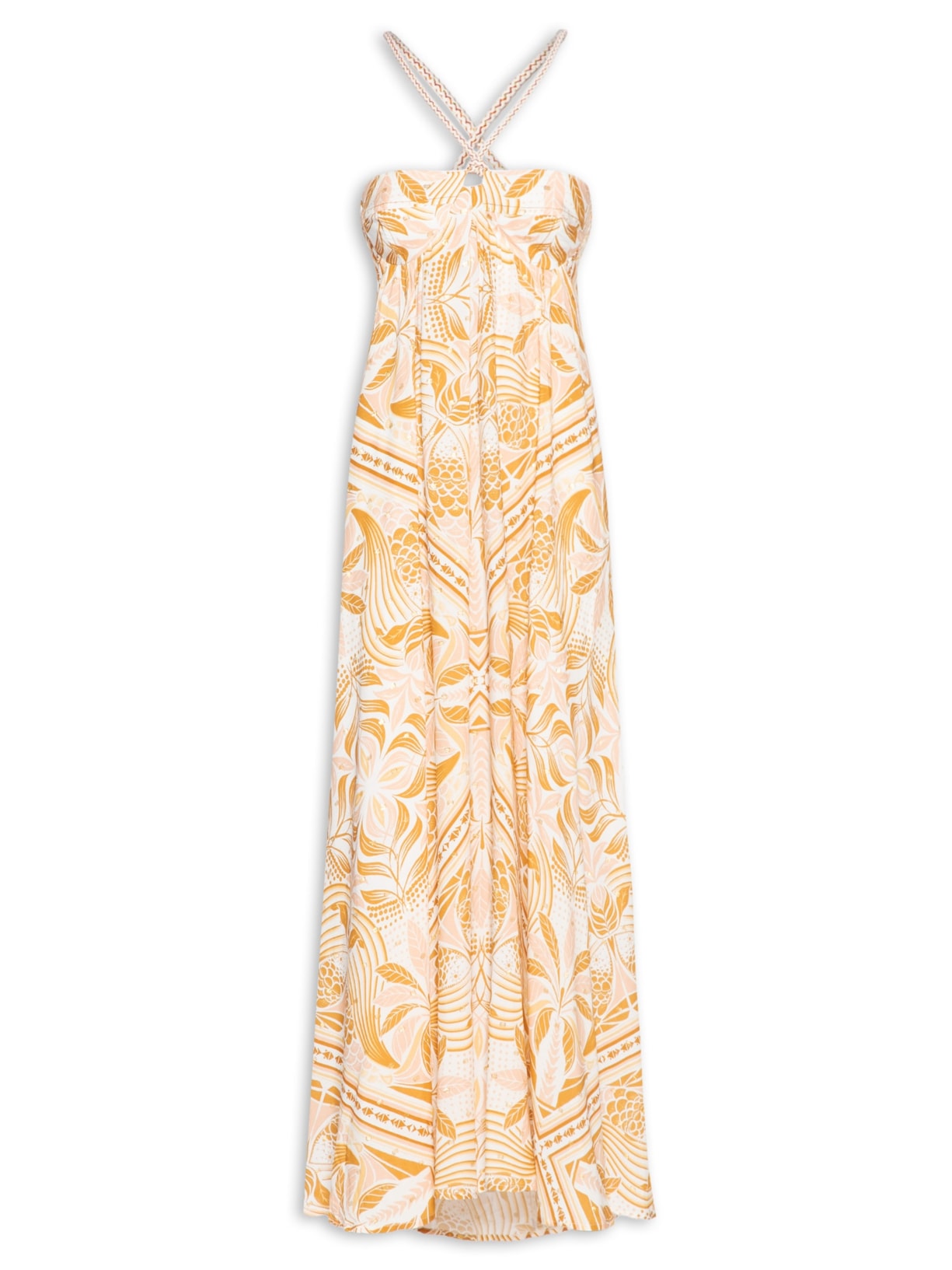 Vestido Longo Foz - Bege