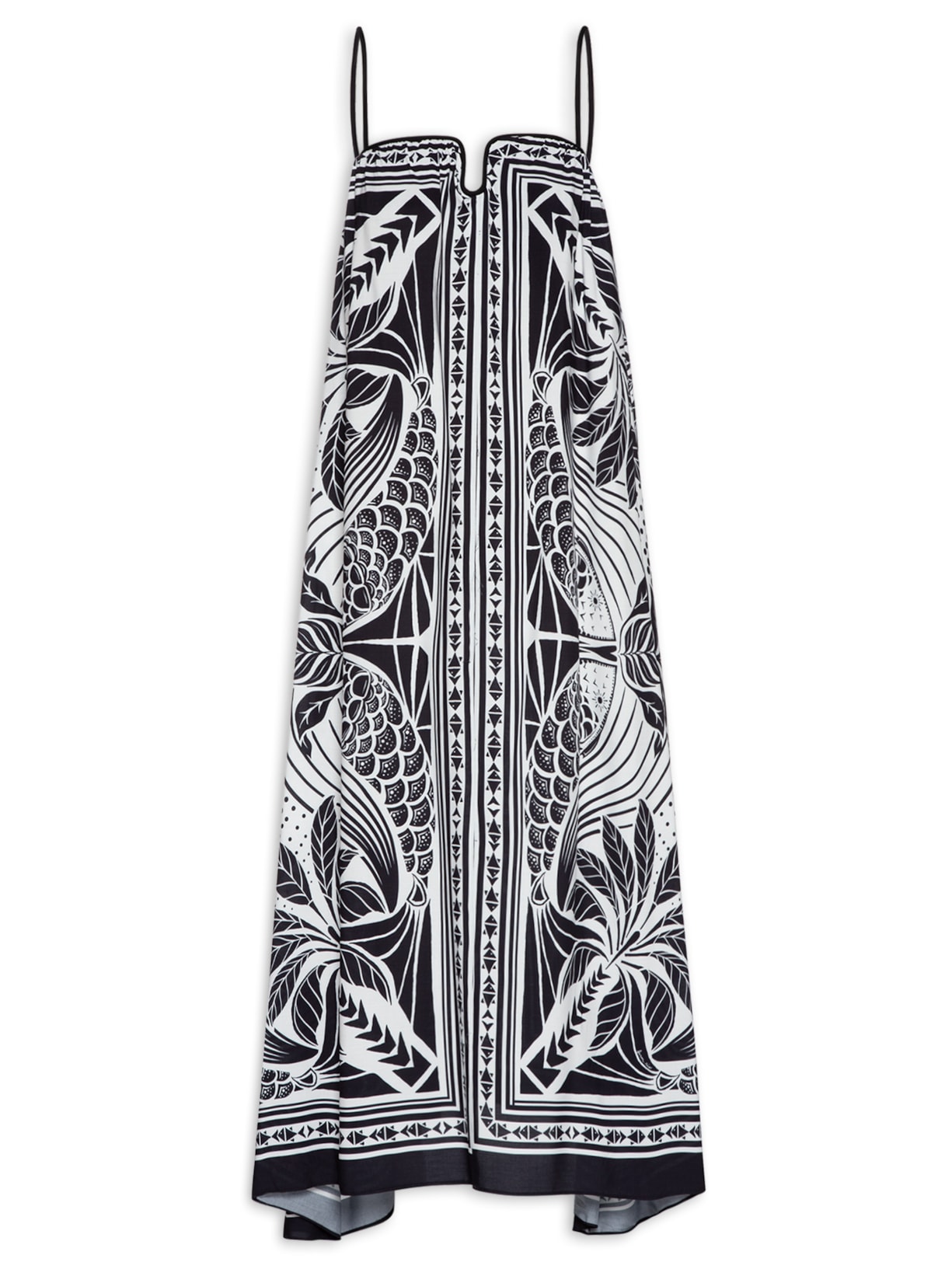 Vestido Longo Foz - Preto