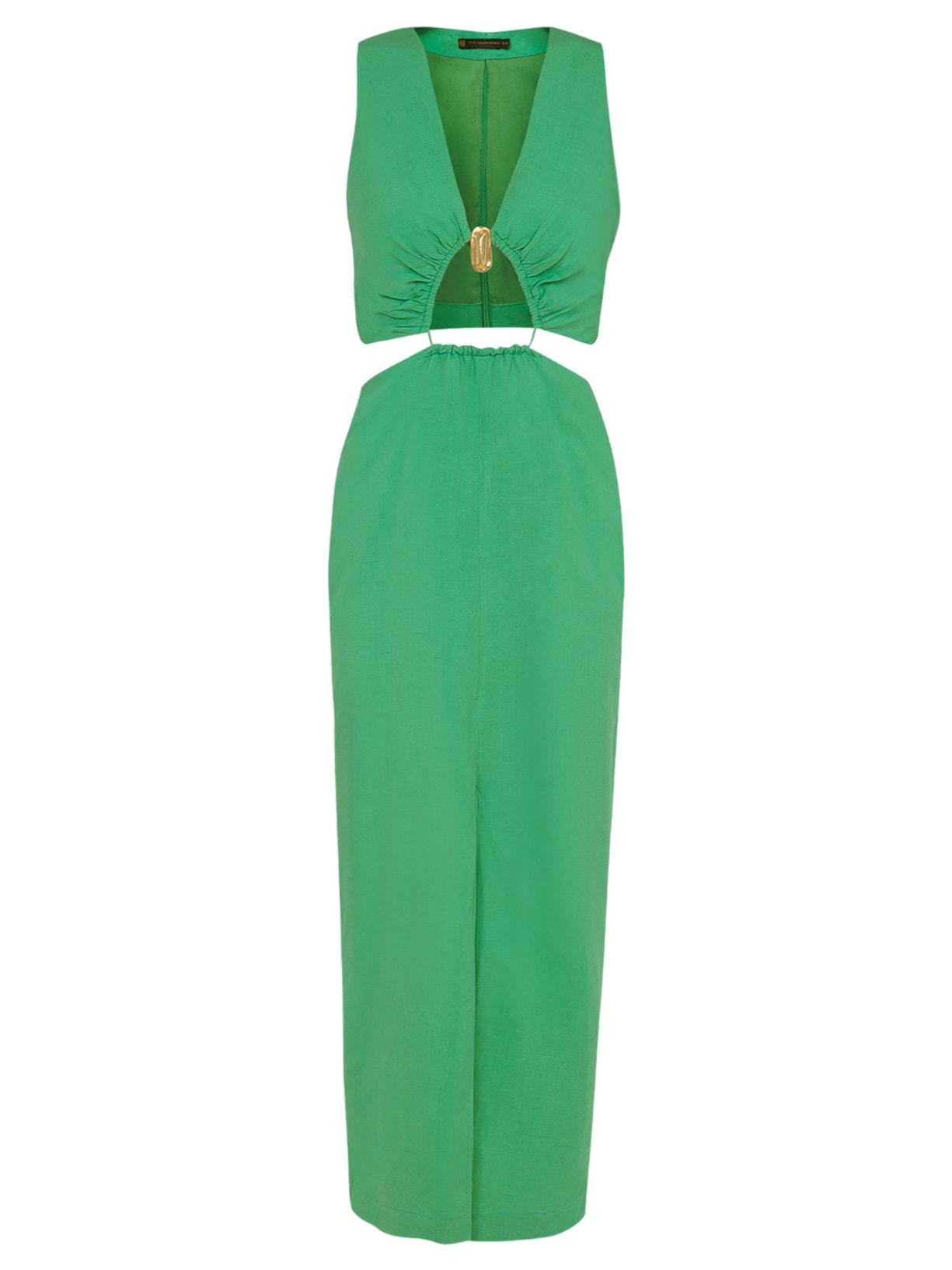 Vestido Longo Gracie Detalhe - Verde