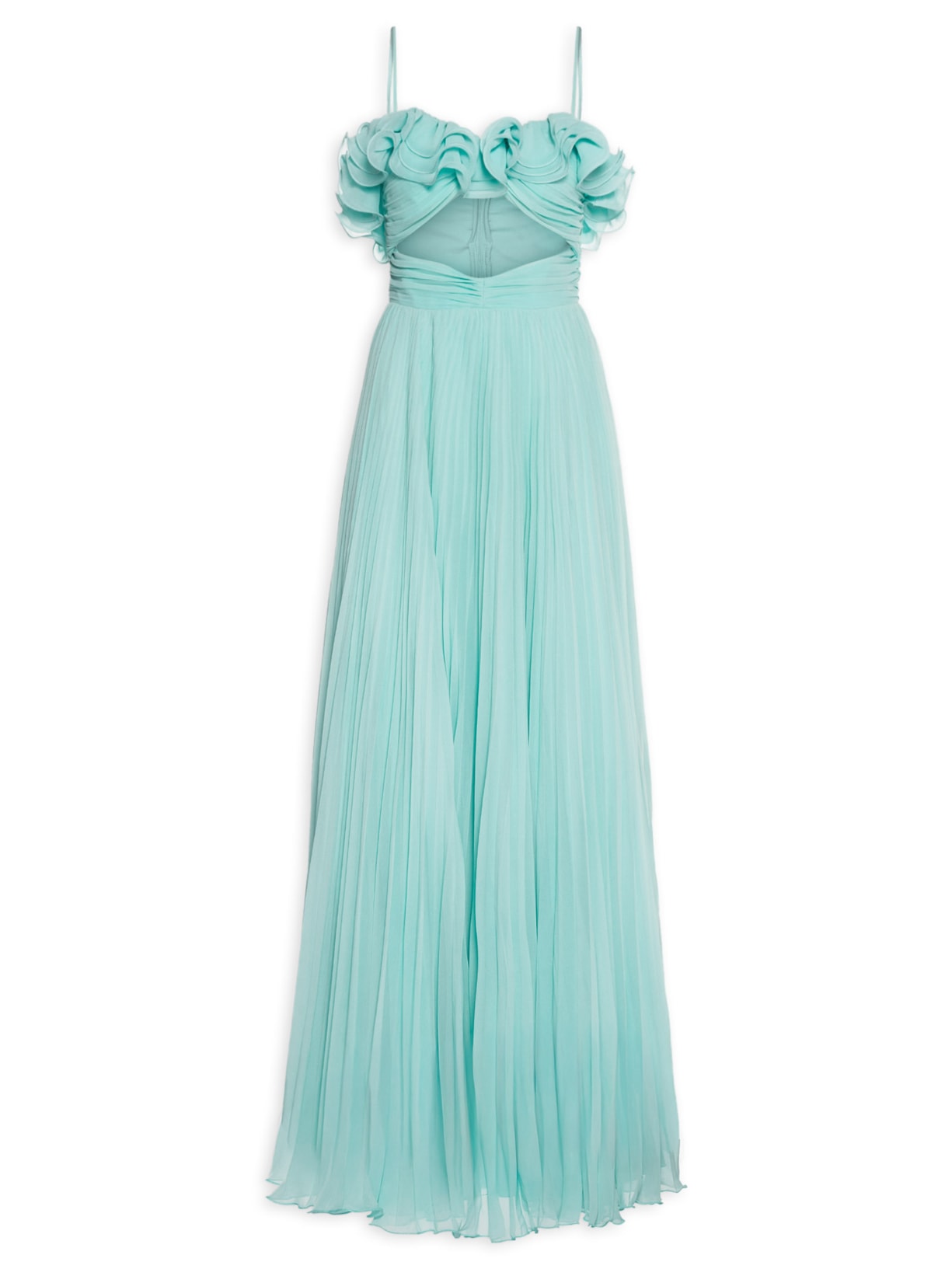 Vestido Longo Isabela Babado Azul Fabulous Agilitá