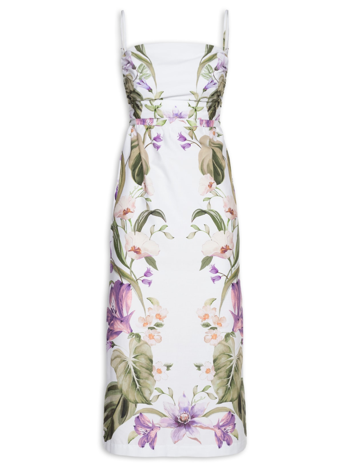 Vestido Longo Jardim Sereno – Branco Farm