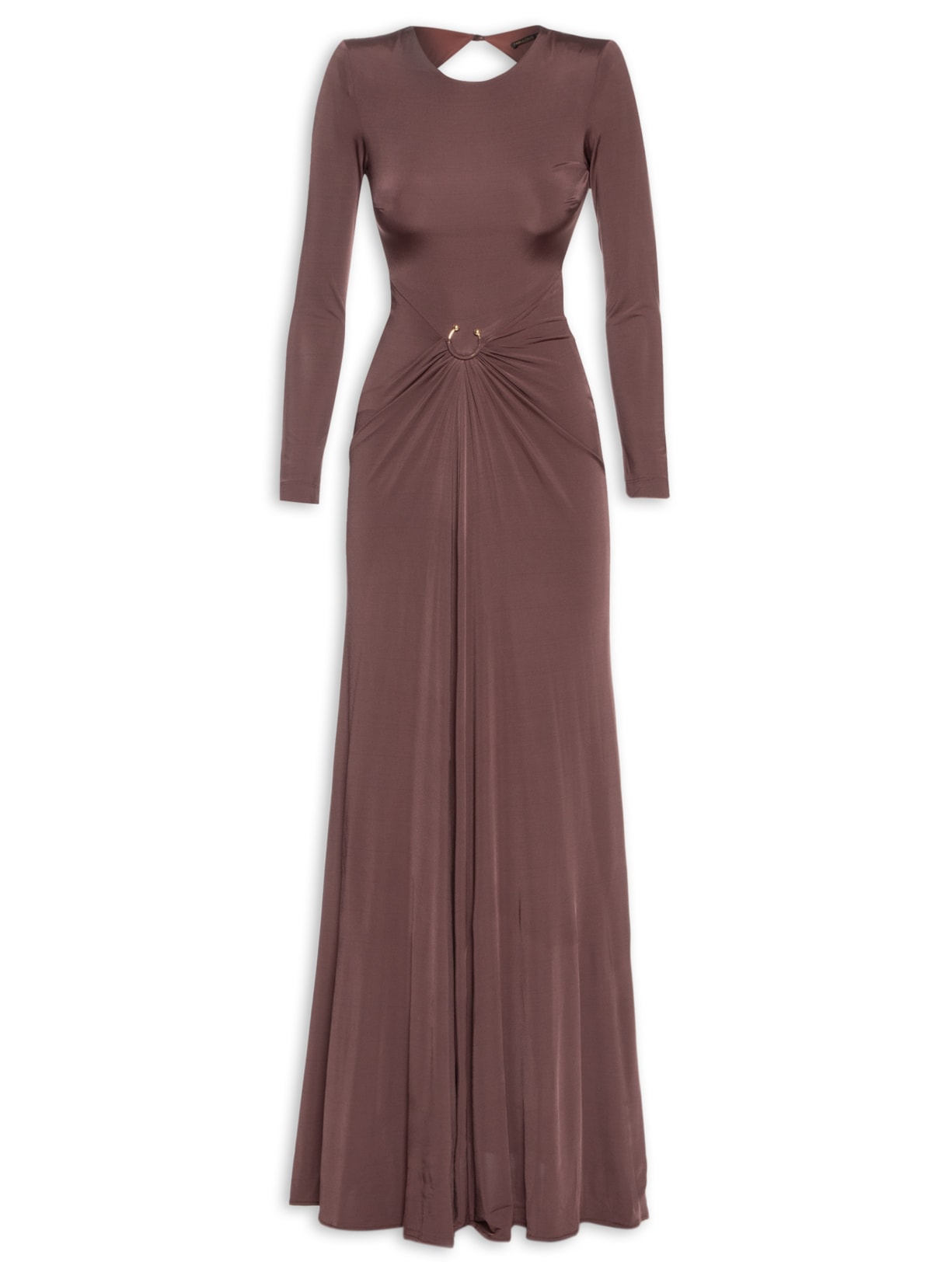 Vestido Longo Joan - Marrom