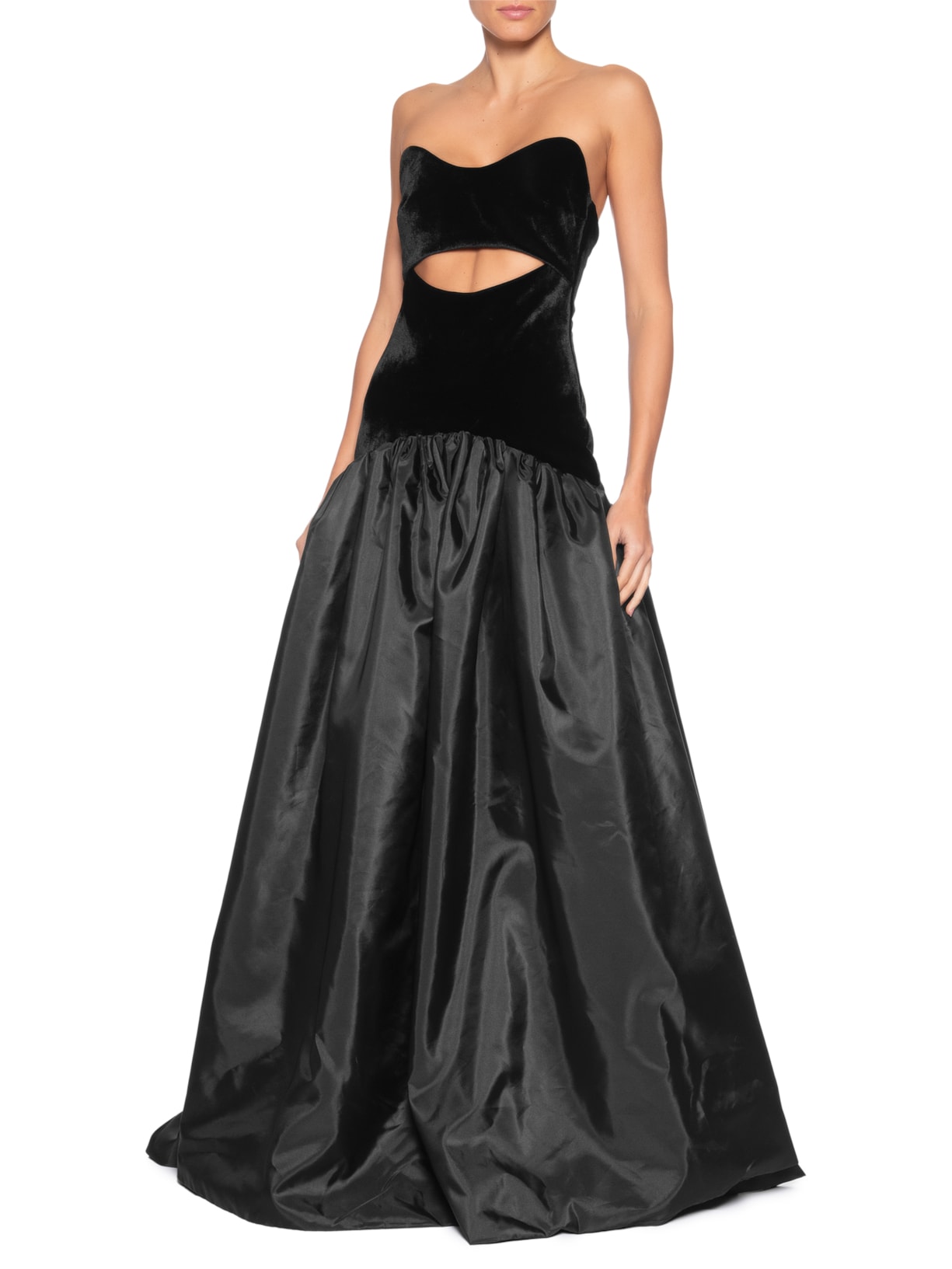 Vestido Longo Julia Veludo Preto Fabulous Agilitá