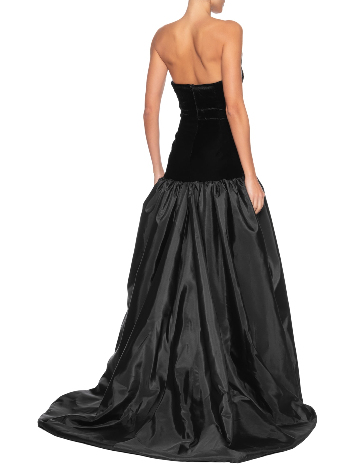 Vestido Longo Julia Veludo Preto Fabulous Agilitá