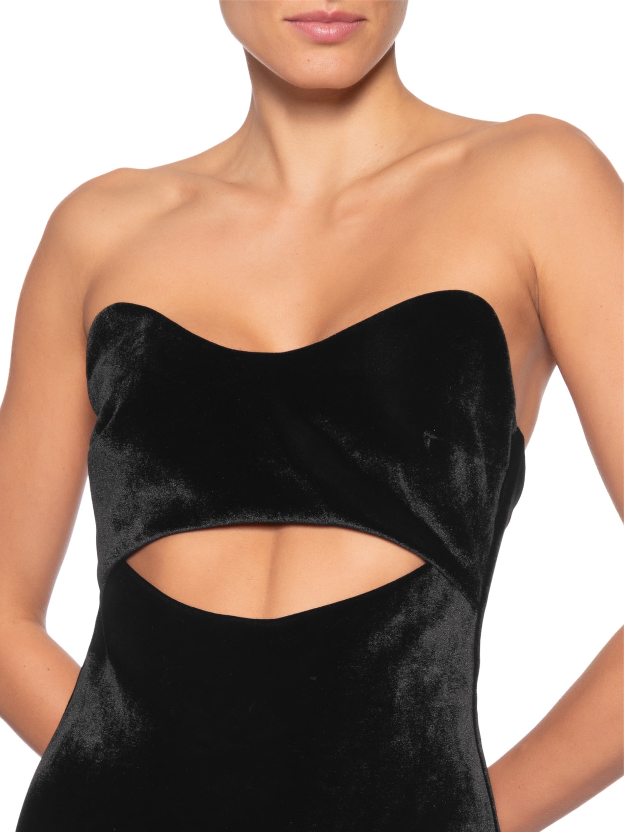 Vestido Longo Julia Veludo Preto Fabulous Agilitá