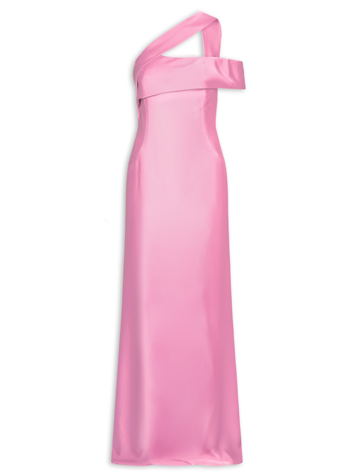 Vestido Longo Julie Cetim Rosa Fabulous Agilitá