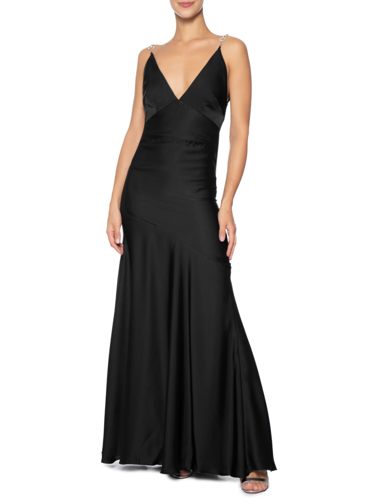 Vestido Longo Kate Corrente Preto Fabulous Agilitá