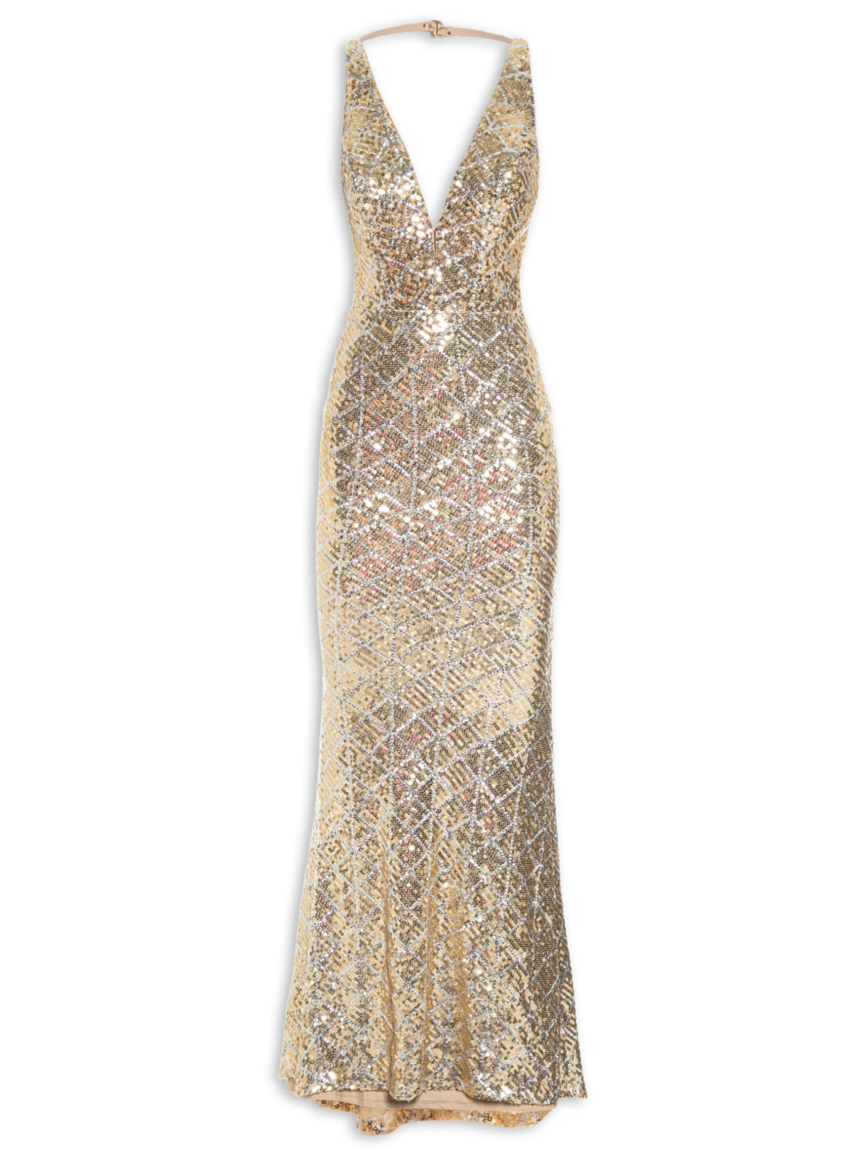 Vestido Longo Kate - Dourado