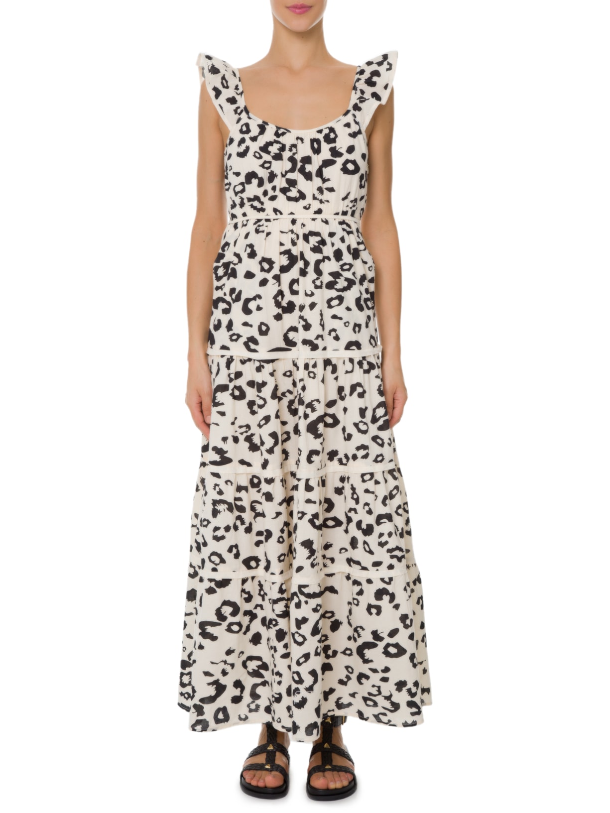 Vestido Longo Kayla Animal Print Le Lis