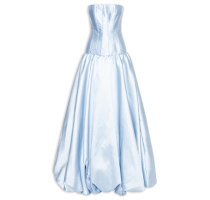 Vestido Longo Kendal Cintura Baixa - Azul