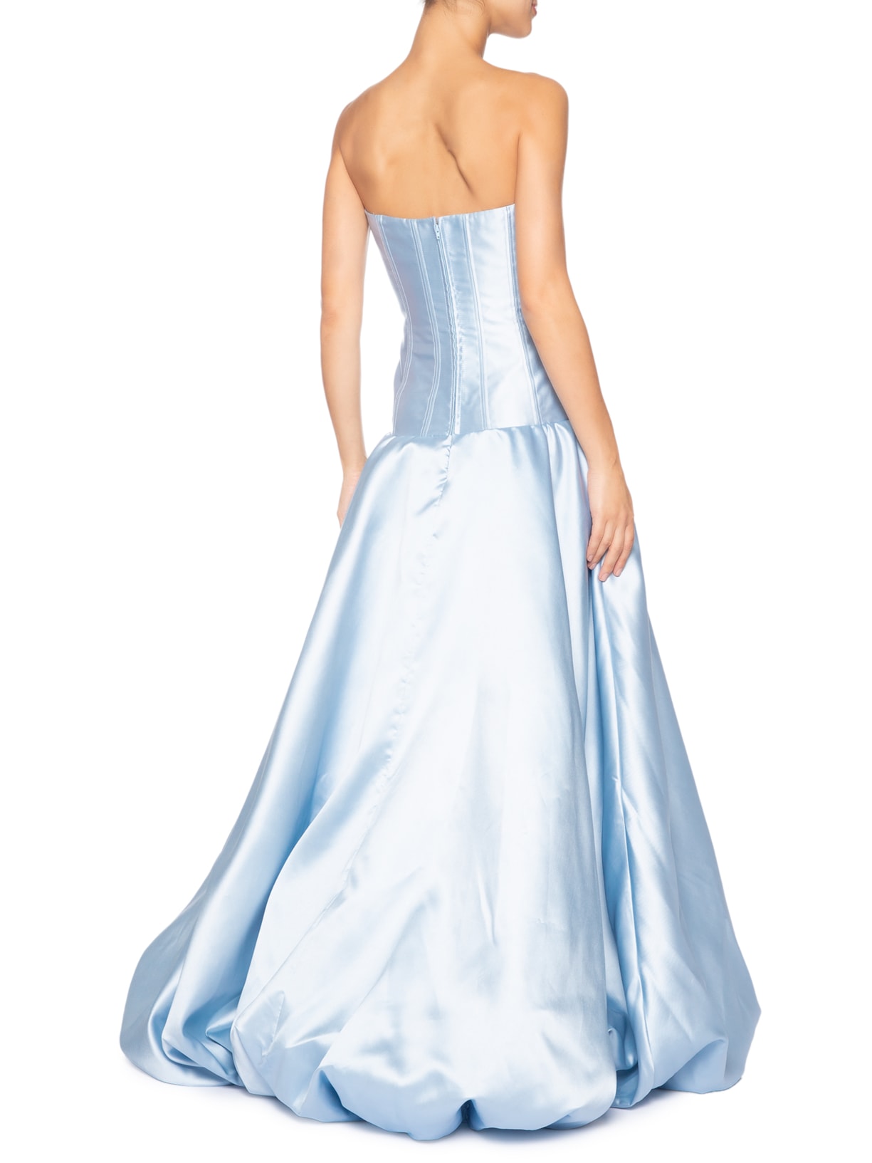Vestido Longo Kendal Cintura Baixa Azul Fabulous Agilitá