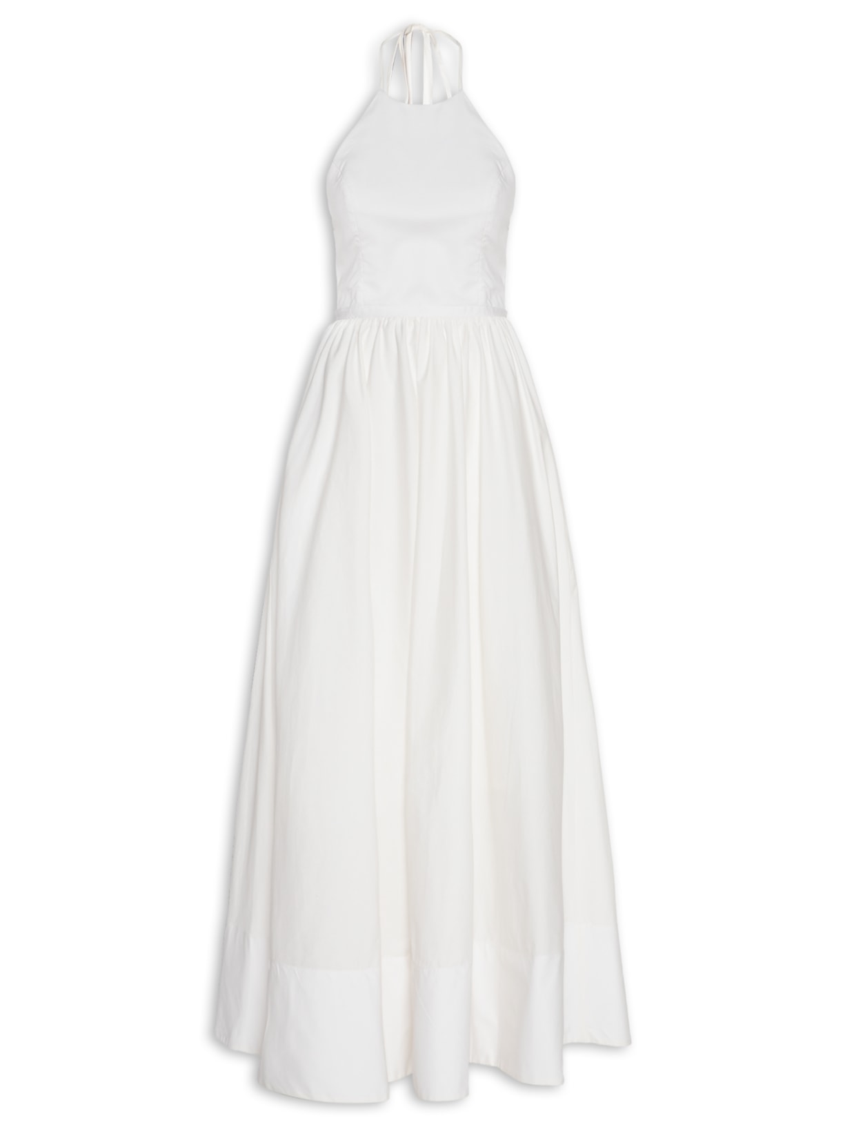 Vestido Longo Lais Tricoline – Branco Fabulous Agilitá