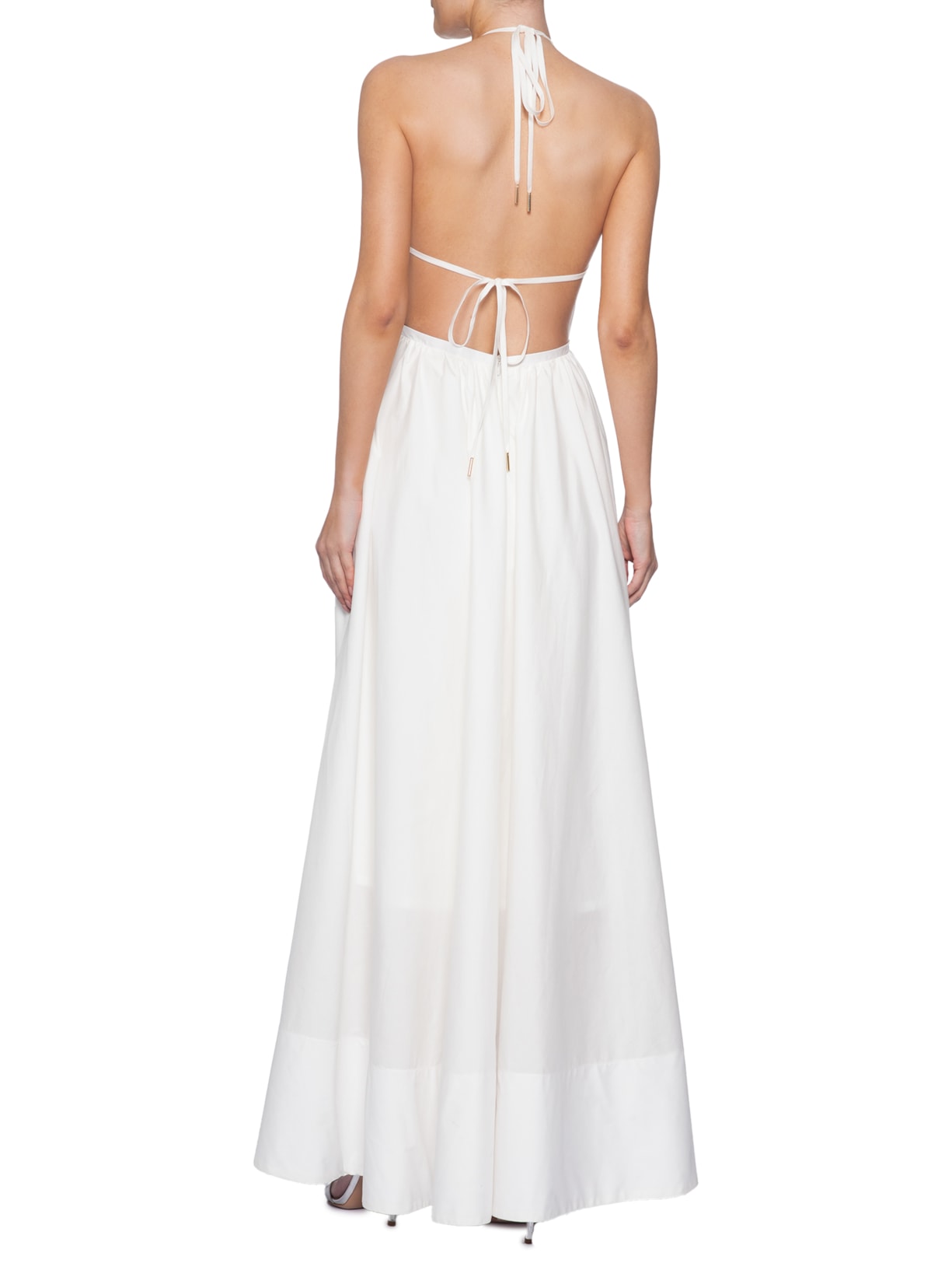 Vestido Longo Lais Tricoline – Branco Fabulous Agilitá