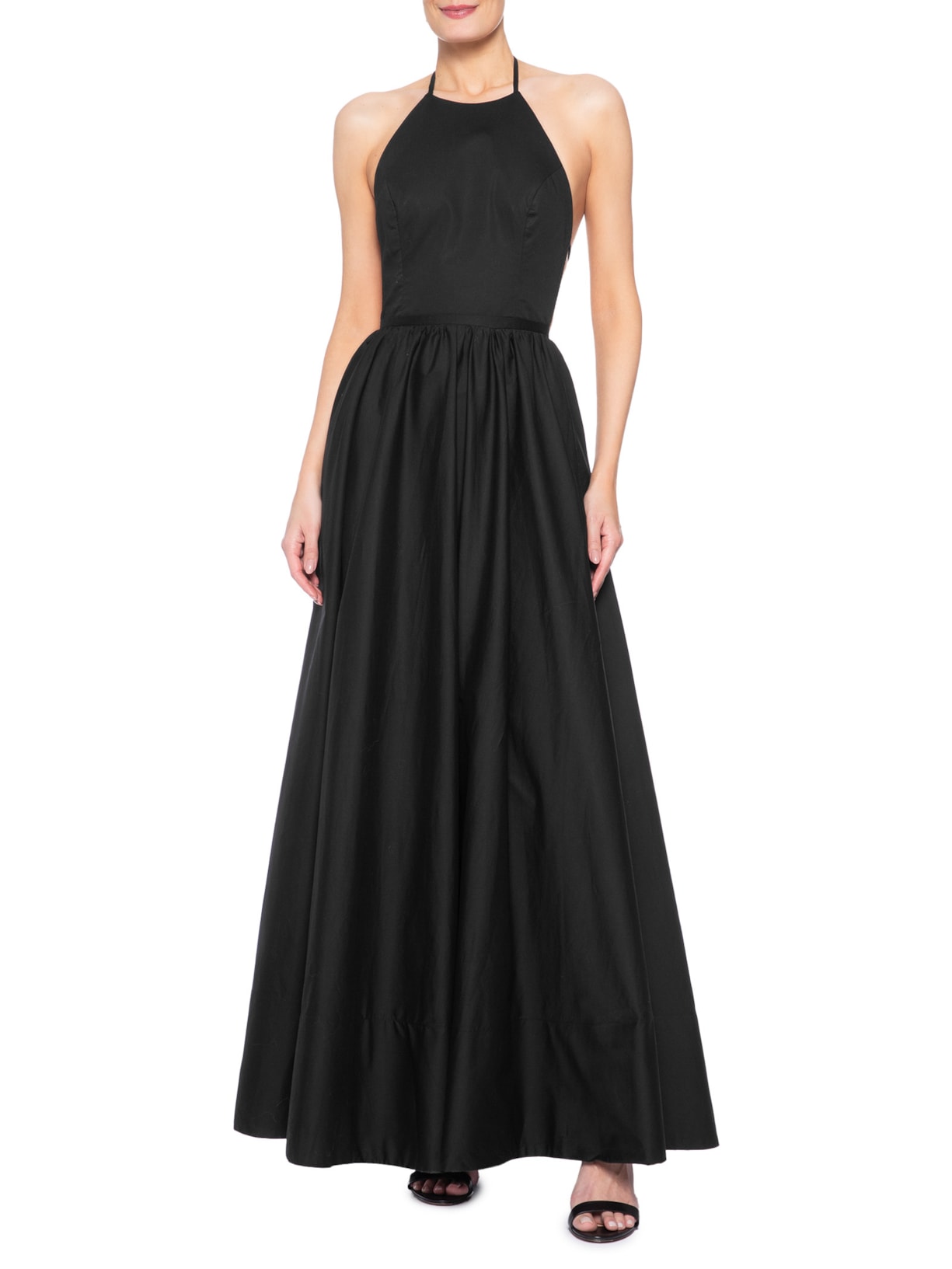 Vestido Longo Lais Tricoline – Preto Fabulous Agilitá