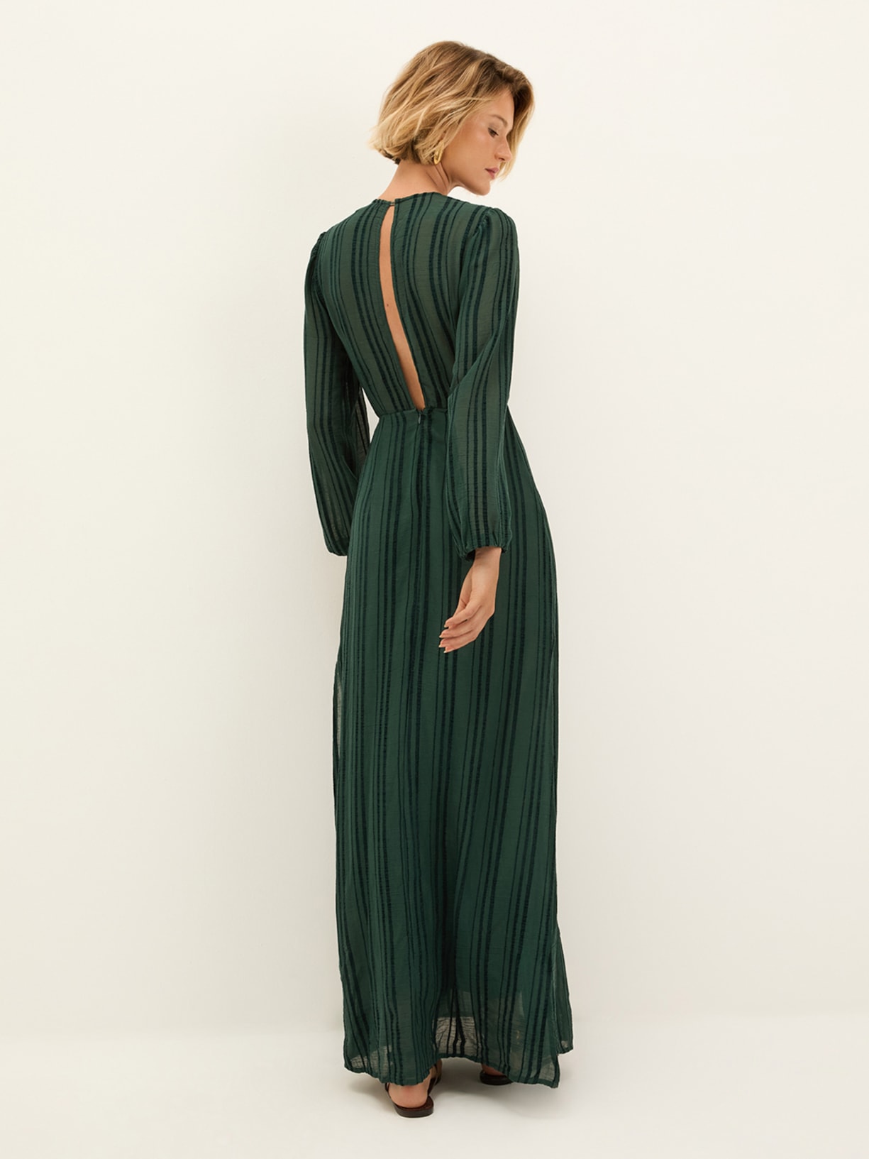 Vestido Longo Lola Boulevard Verde Vix