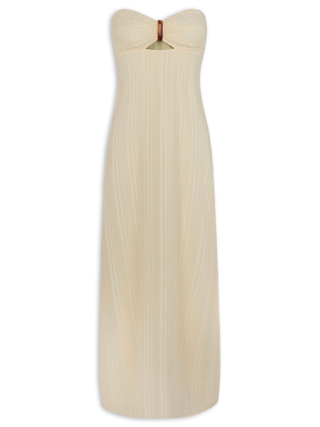 Vestido Longo Loly Glitz - Off White