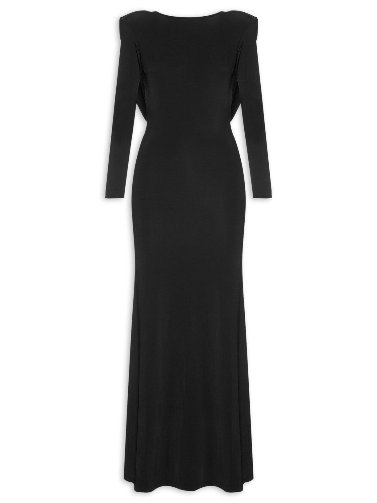 Vestido Longo Lu Degage Preto Fabulous Agilitá