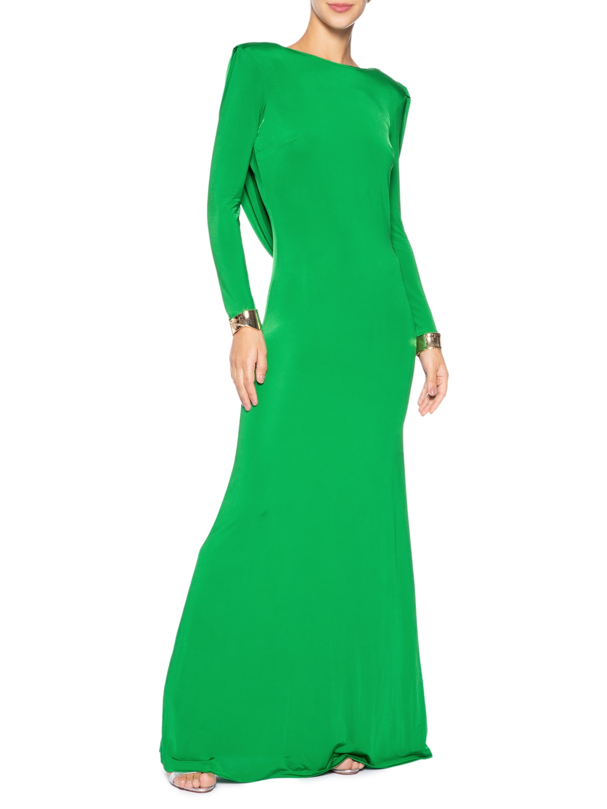 Vestido Longo Lu Degage Verde Fabulous Agilitá