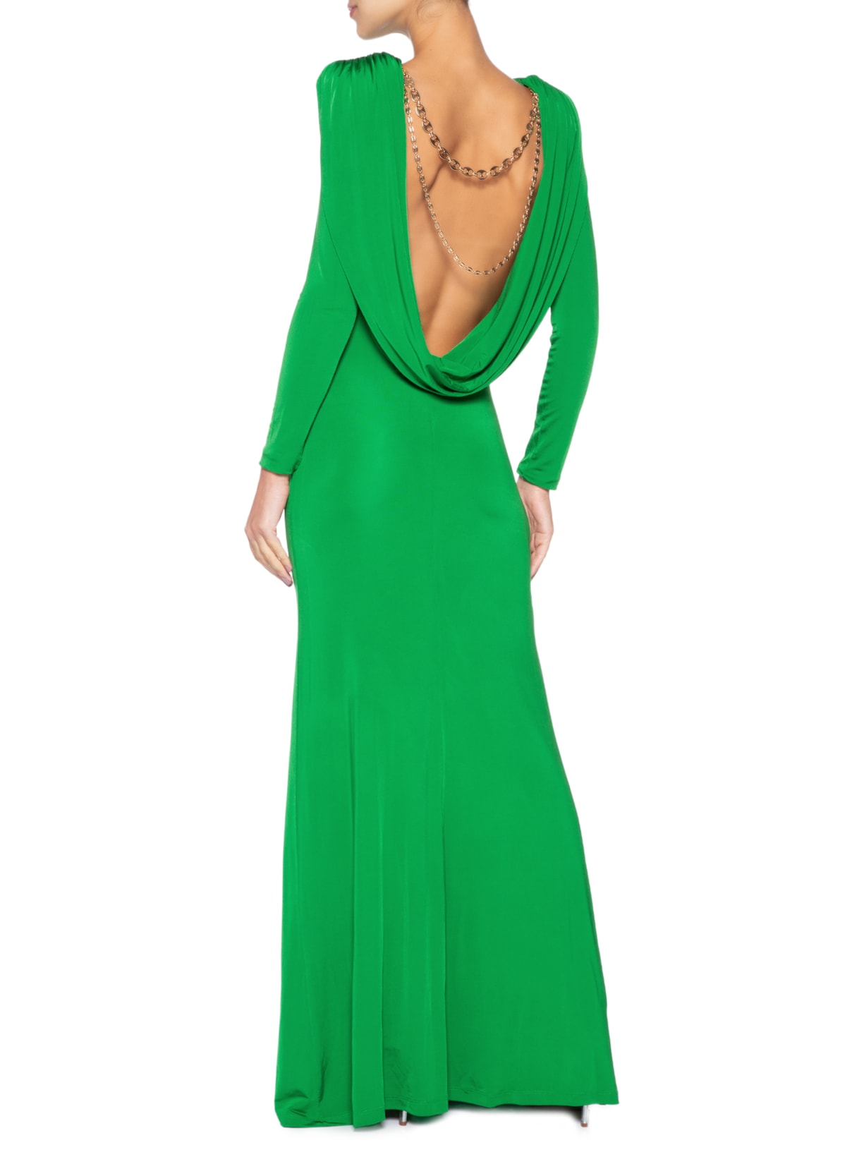 Vestido Longo Lu Degage Verde Fabulous Agilitá